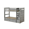 ACME Allentown Gray T/T Bunk Bed With Storage Ladder &Trundle