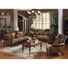 ACME Dreena Sofa w/5 Pillows, PU & Chenille