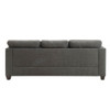 ACME Laurissa Sofa w/4 Pillows, Light Charcoal Linen