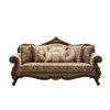 ACME Mehadi Sofa w/8 Pillows, Fabric & Walnut