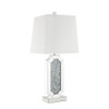 ACME Noralie Table Lamp, Mirrored & Faux Diamonds