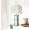 ACME Nysa Table Lamp, Mirrored & Faux Crystals