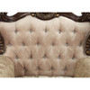 ACME Shalisa Sofa w/7 Pillows, Fabric & Walnut