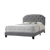 ACME Tradilla Queen Bed, Gray Fabric