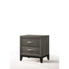 ACME Valdemar Nightstand , Weathered Gray