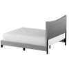 ACME Venacha Queen Bed, Gray Fabric