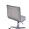 ACME 92515 Alessio Office Chair, Silver PU & Chrome