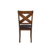 ACME 70003 Apollo Side Chair (Set-2), Espresso PU & Walnut