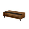 ACME 83140 Avala Coffee Table w/Lift Top, Walnut & Black