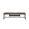 ACME 91782 Bob TV Stand, Weathered Oak & Black