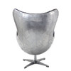 ACME 59835 Brancaster Pattern Fabric & Aluminum Accent Chair