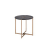 ACME 83007 Bromia End Table, Black & Champagne