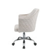 ACME 92506 Cosgair Office Chair, Champagne Velvet & Chrome