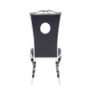 ACME 62078 Cyrene Side Chair (Set-2), PU & Stainless Steel