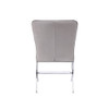 ACME 71182 Daire Side Chair (Set-2), Velvet & Chrome