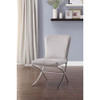 ACME 71182 Daire Side Chair (Set-2), Velvet & Chrome