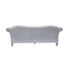 ACME 52780 Dixie Sofa, Metallic Silver