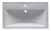 EAGO BH001 White Ceramic 32"x19" Rectangular Drop In Sink