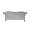 ACME 52781 Dixie Loveseat, Metallic Silver