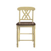 ACME 70432 Dylan Counter Height Chair (Set-2), Buttermilk & Oak