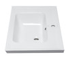 EAGO BH003 White Ceramic 32"x19" Rectangular Drop In Sink