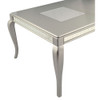 ACME 62080 Francesca Dining Table, Champagne