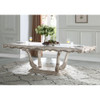 ACME 67440 Gorsedd Dining Table w/Pedestal, Antique White (1Set/2Ctn)