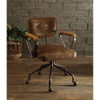 ACME 92410 Hallie Executive Office Chair, Vintage Whiskey Top Grain Leather