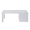 ACME 82330 Harta Coffee Table, White High Gloss & Chrome