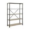 ACME 92200 Itzel Bookshelf, Antique Oak & Sandy Gray