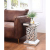 ACME 81427 Kachina End Table, Mirrored & Faux Gem