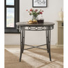 ACME 73180 Landis Counter Height Table, Oak & Gunmetal