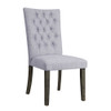 ACME 70168 Merel Side Chair (Set-2), Gray Linen & Gray Oak