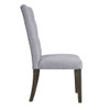 ACME 70168 Merel Side Chair (Set-2), Gray Linen & Gray Oak