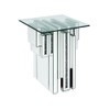 ACME 88002 Noralie End Table, Mirrored & Faux Diamonds