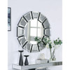 ACME 97610 Nowles Wall Decor, Mirrored & Faux Stones