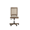 ACME 91437 Orianne Executive Office Chair, Champagne PU & Antique Gold