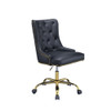 ACME 92518 Purlie Office Chair, Black PU & Gold