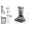 ZLINE 8656S Designer Series Wall Mount Range Hood in DuraSnow Stainless Steel