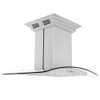 ZLINE GL5iCRN-BT Island Mount Range Hood in Stainless Steel with Built-in CrownSoundÑ¢ Bluetooth Speakers