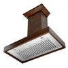 ZLINE KBRR Wooden Wall Mount Range Hood in Walnut - Includes Motor