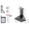 ZLINE KF2 Wall Mount Range Hood in Stainless Steel