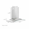 ZLINE KN Wall Mount Range Hood in Stainless Steel & Glass