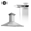 ZLINE KBCRN-BT Wall Mount Range Hood in Stainless Steel with Built-in CrownSound® Bluetooth Speakers