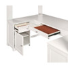 ACME 38065 Ambar Loft Bed with Chest, Desk & Bookcase, Light Gray