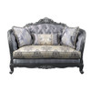 ACME 55346 Ariadne Loveseat with 3 Pillows, Fabric & Platinum