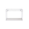 ACME Asbury Console Table, Mirrored, Chrome