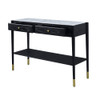 ACME 83228 Atalia Sofa Table, Marble & Black