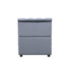 ACME 53305 Bois II Modular Armless Chair, Gray Velvet
