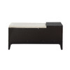 ACME 96770 Boyet Bench with Storage, Fabric & Black